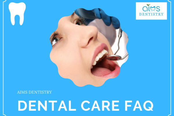 Dental care FAQ graphic